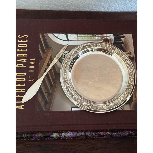 Vintage Silver Bread and Butter Set - Picture 2 of 6